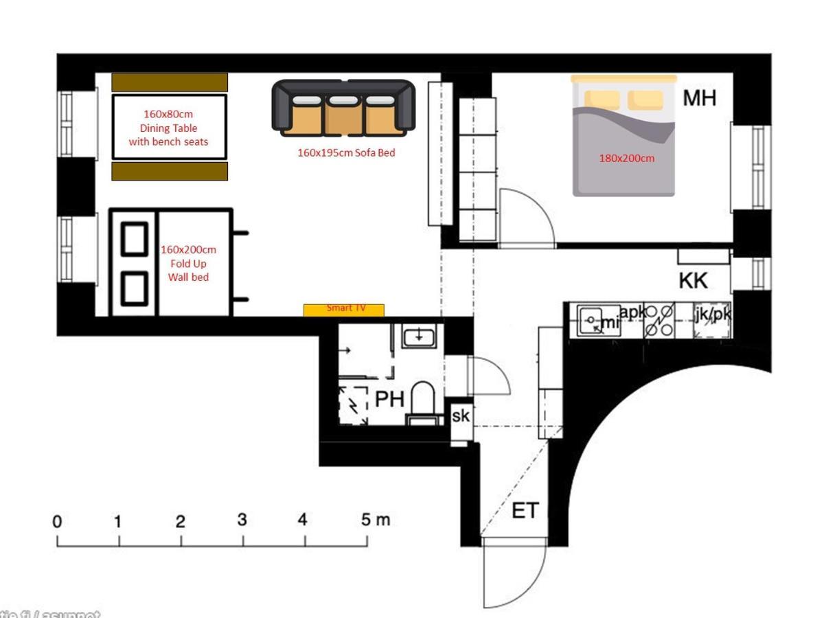 Appartement Scandic Primo - Malminkatu 49m2 *